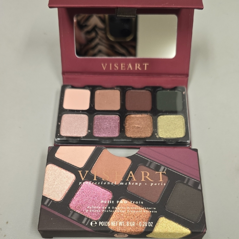 Viseart Petit Pro Eyeshadow Palette - Pink, Purple, Green, Gold